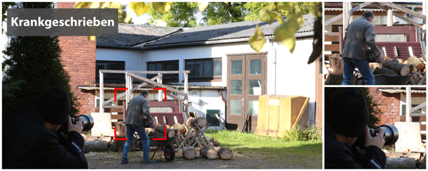 Lohnfortzahlungsbetrug im Krankheitsfall / Detektei Adler / Schwarzarbeit